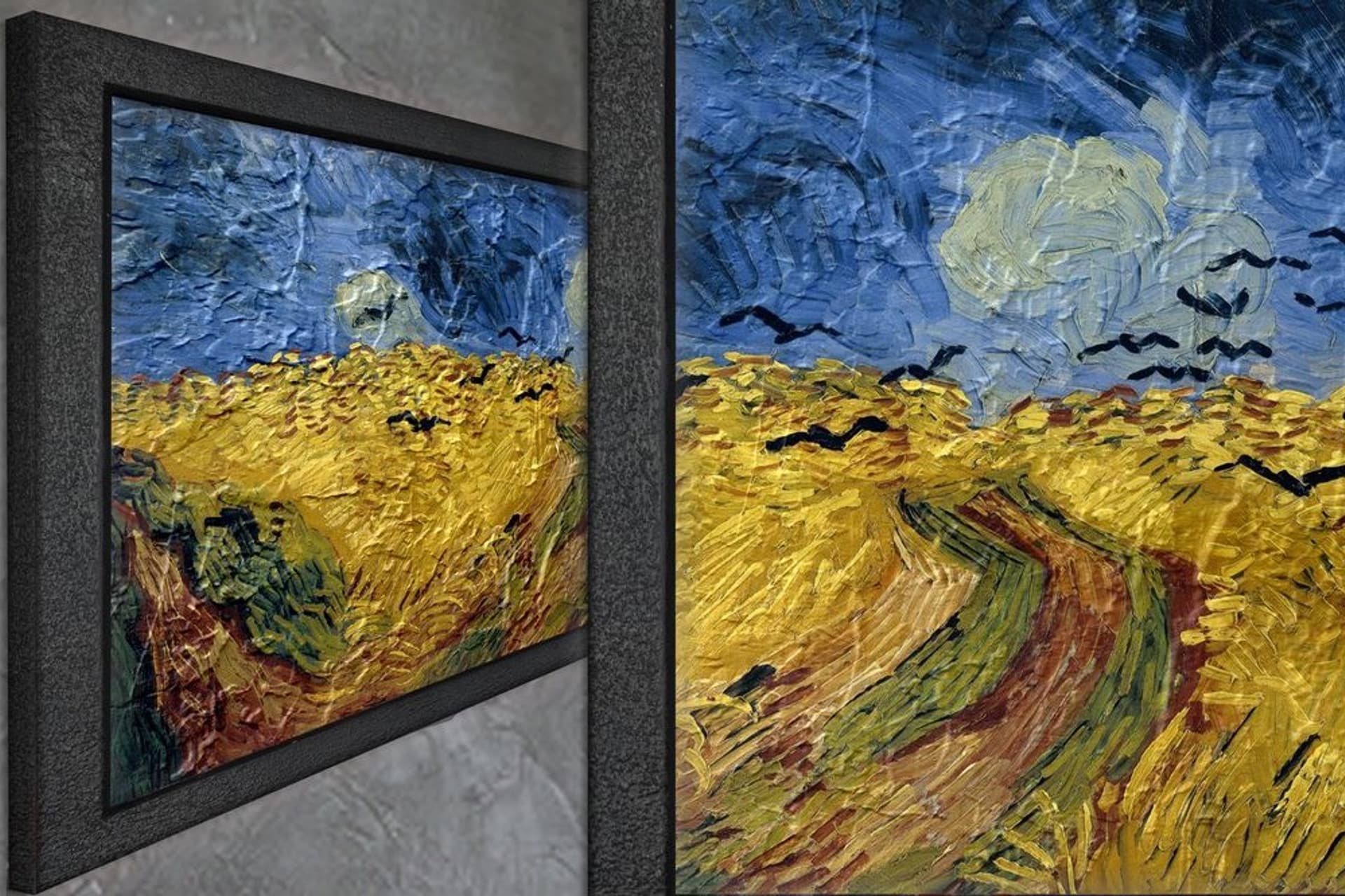 VAN GOGH BUĞDAY TARLASI VE KARGALAR TABLOSU