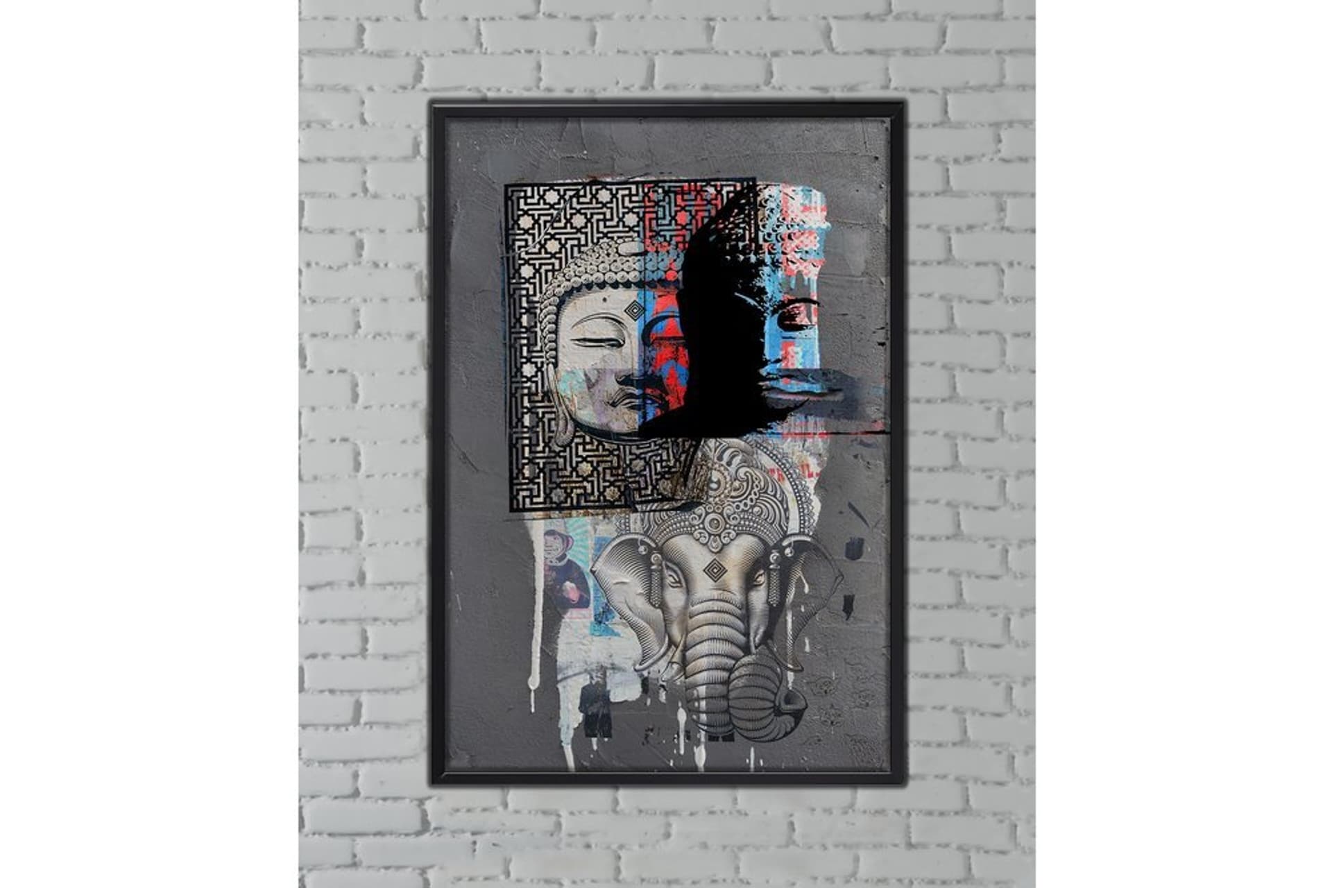 DUVAR DOKULU GRAFİTİ, BUDA