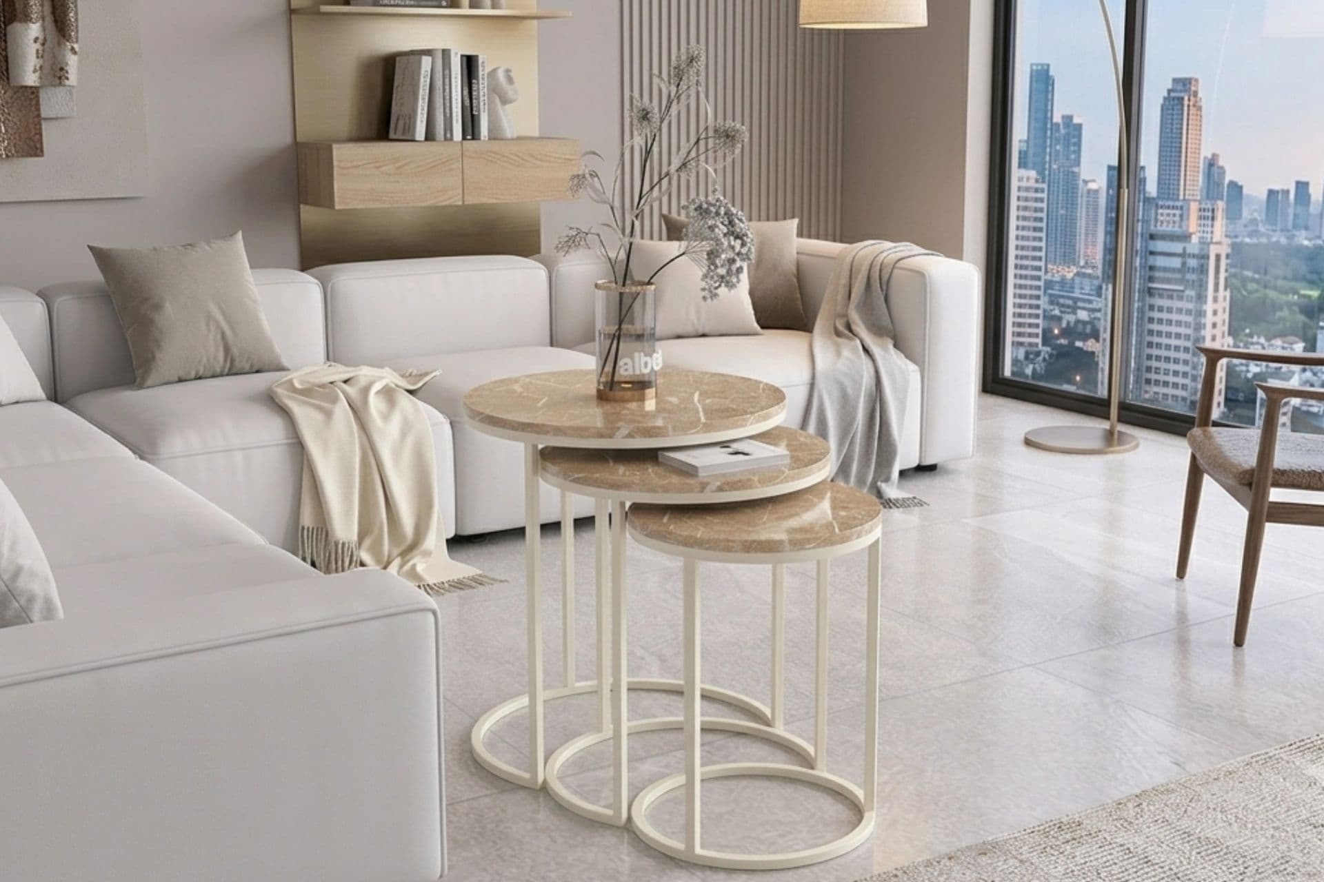 TUBİHOME KARTAL ZİGON SEHPA TAKIMI