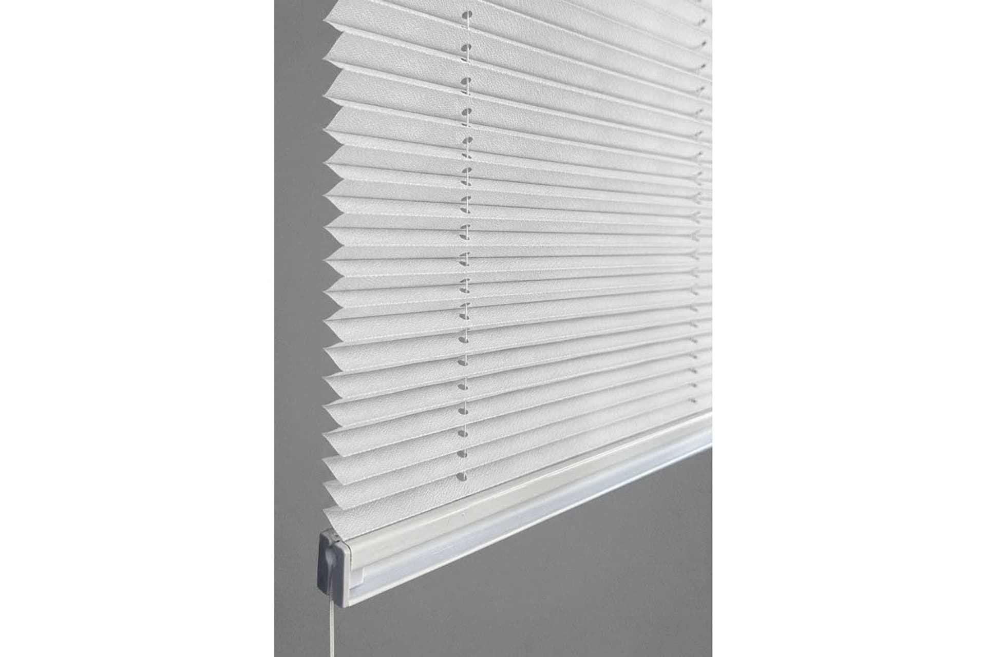 EVMİAA PLİSE KATLANIR CAM BALKON PLİSESİ, BEYAZ, 40X90