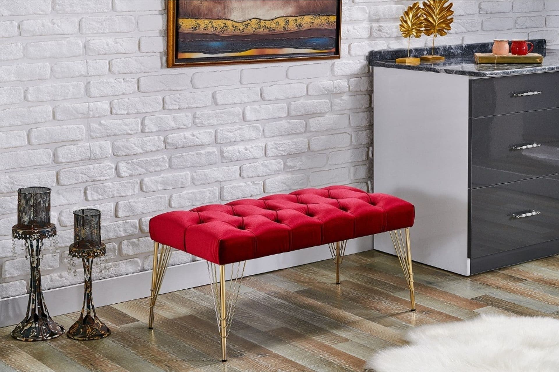 VERA BENCH, METAL AYAK