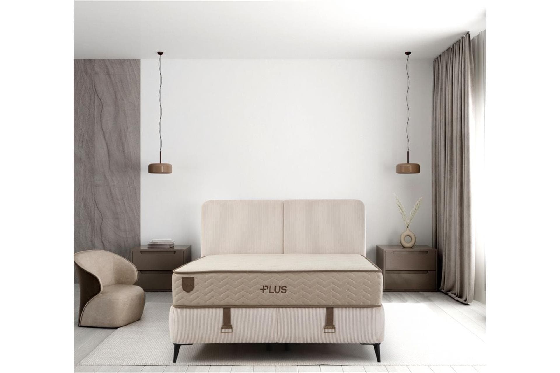 PLUS BAZA BAŞLIK YATAK SETİ, 150X200