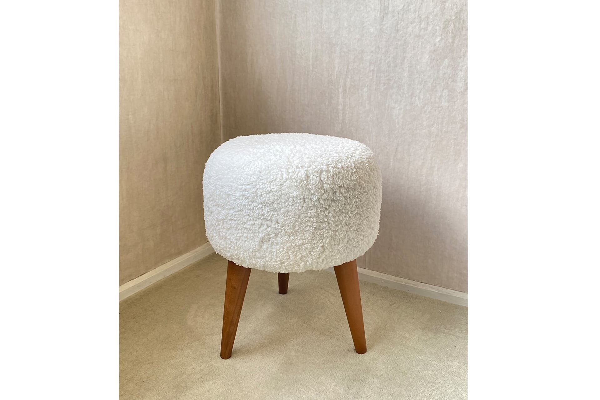 S HOME DESİGN CONCEPT COCO TEDDY PUF, BEYAZ