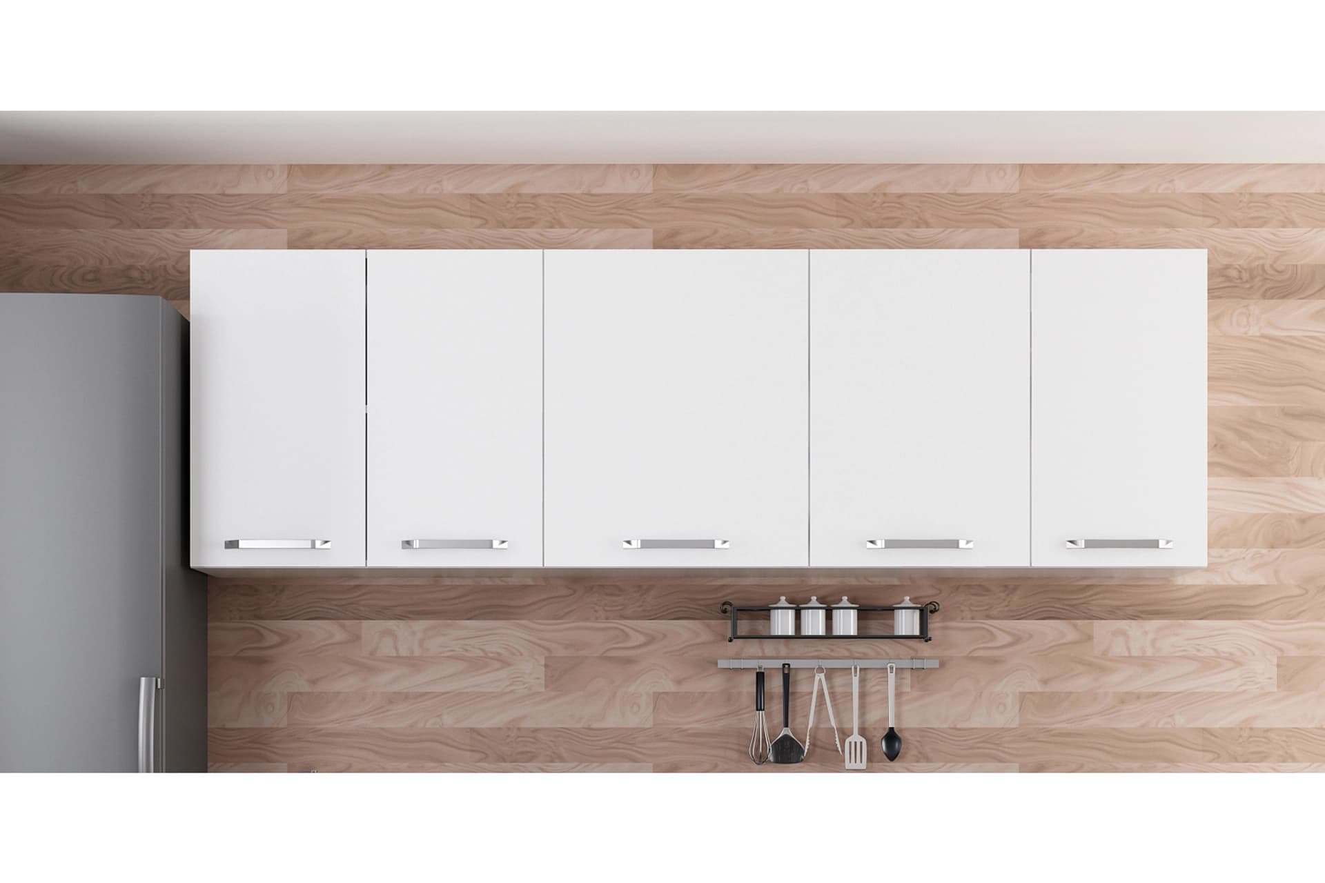 MİNAR 230 CM MUTFAK DOLABI BEYAZ 230-B1-ÜST MODÜL
