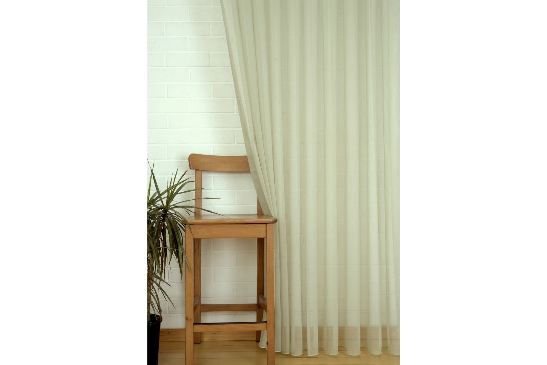 MASSARELLİ PAMUK DOKULU TÜL YEŞİL PİLESİZ 250X260