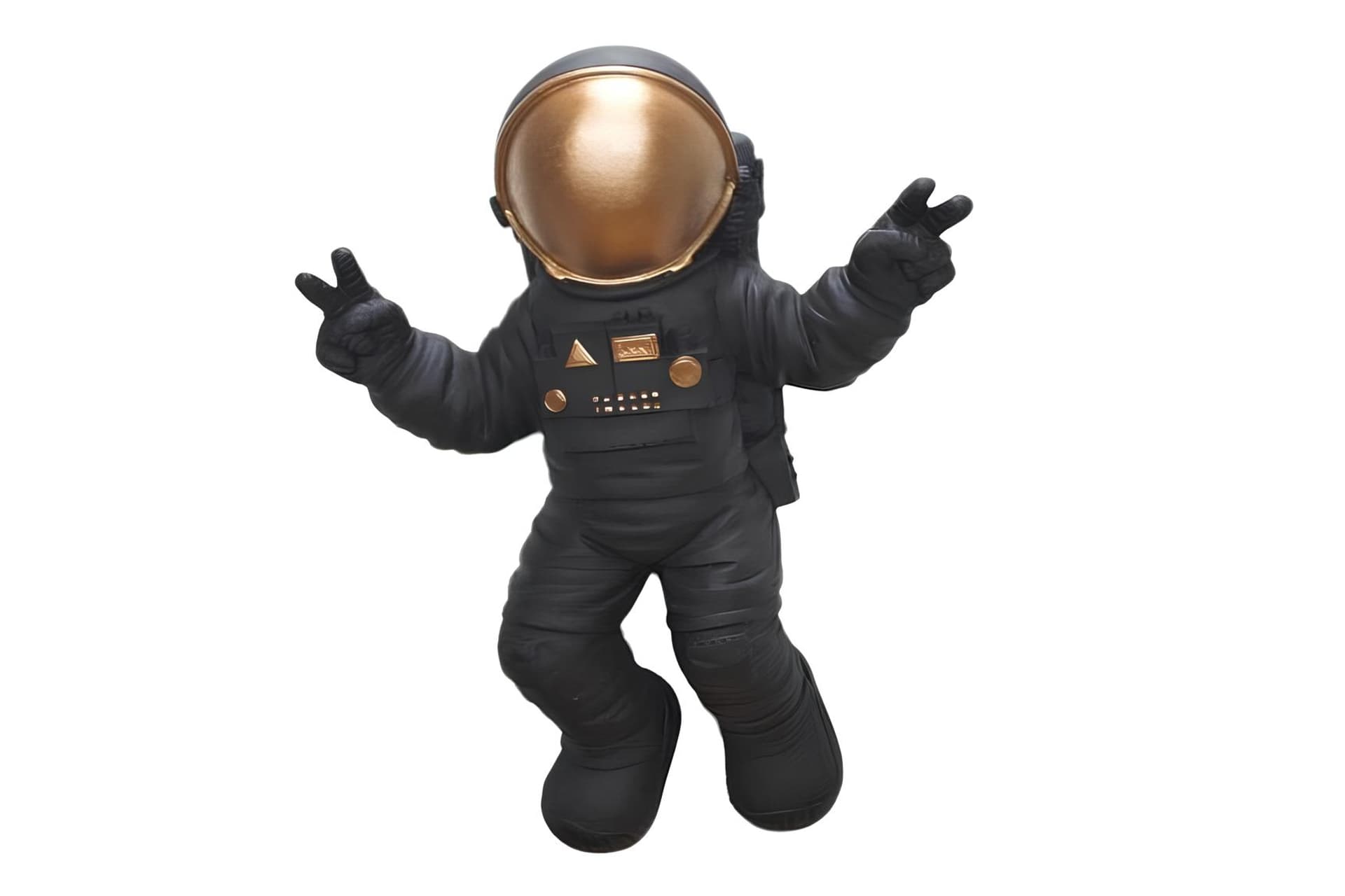 DUVAR AKSESUARI ASTRONOT OBJE, SİYAH