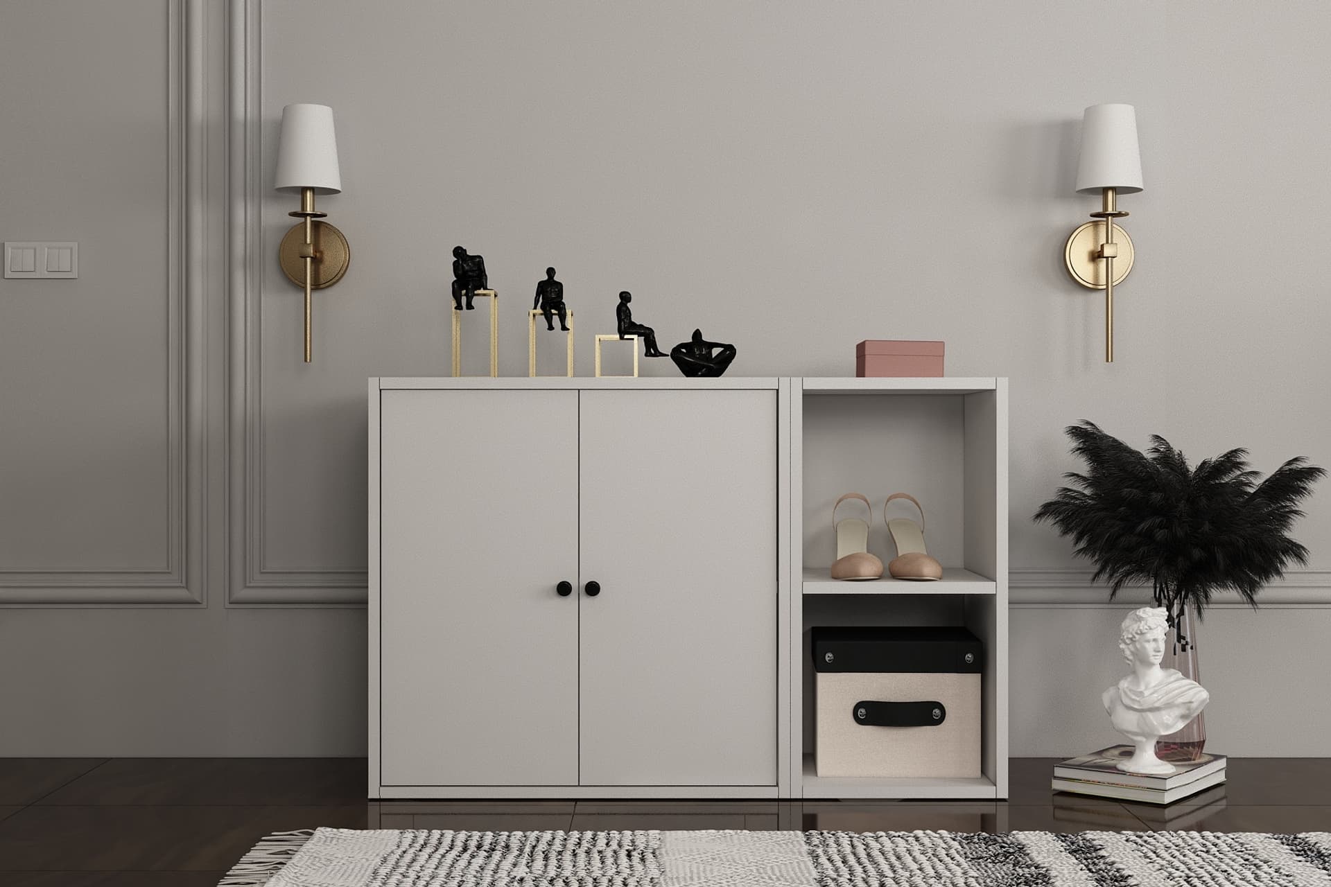 BK CONCEPT AYAKKABILIK, 2 KAPAKLI, AYK-1046-Ç