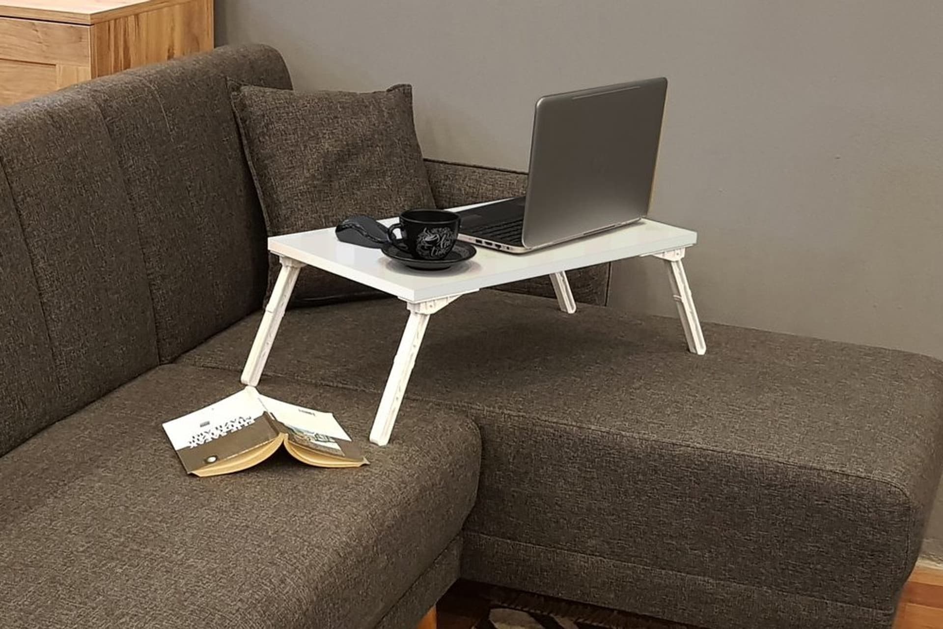 GUSTO HOME OFFICE LAPTOP SEHPASI, BEYAZ