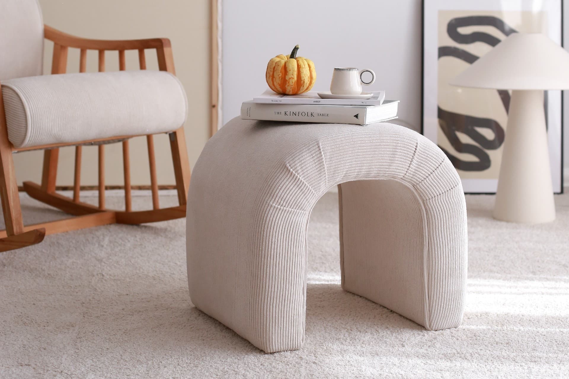 NU FİTİLLİ PUF, BEYAZ