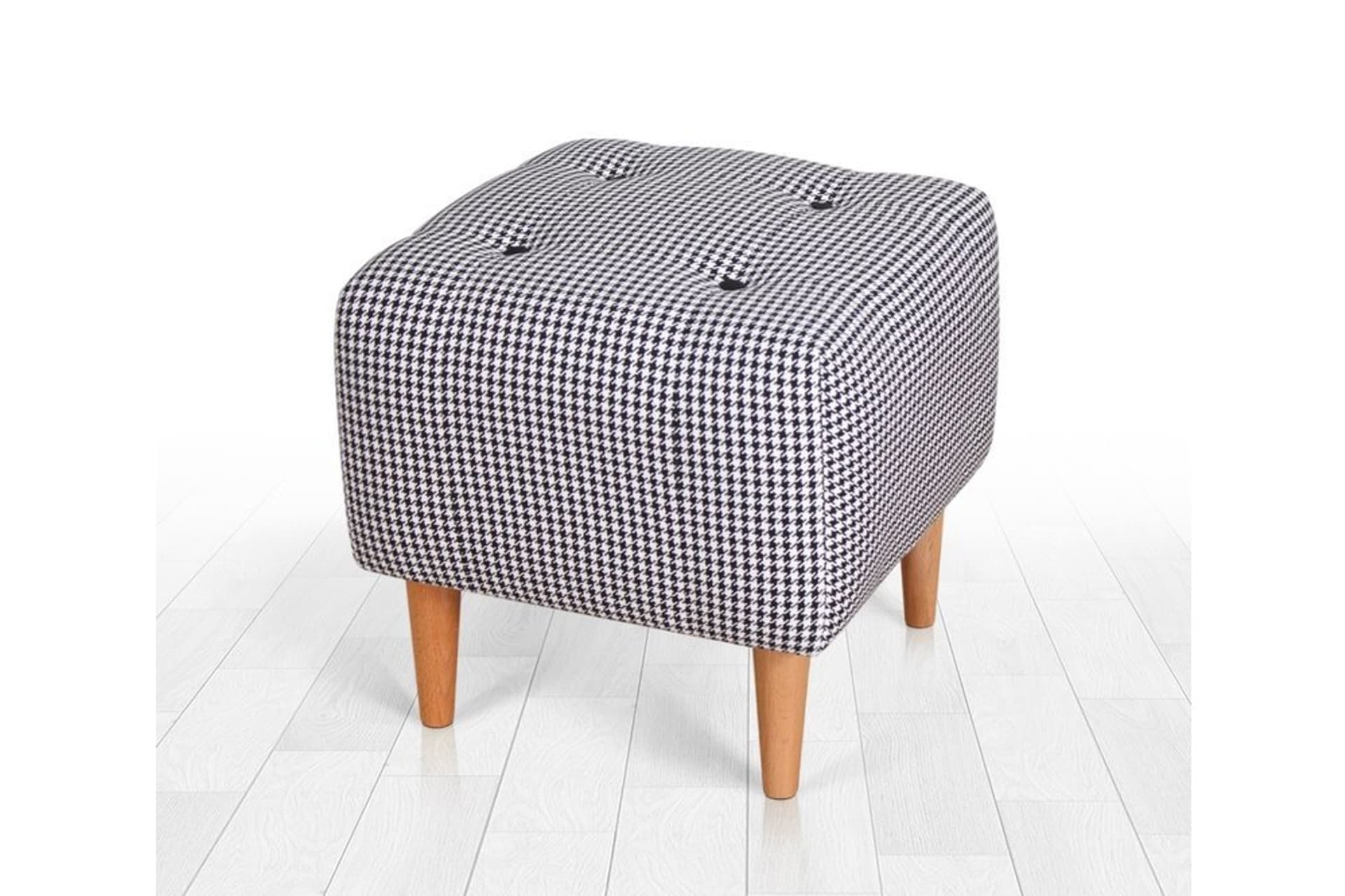 DOTTED PUF, SİYAH