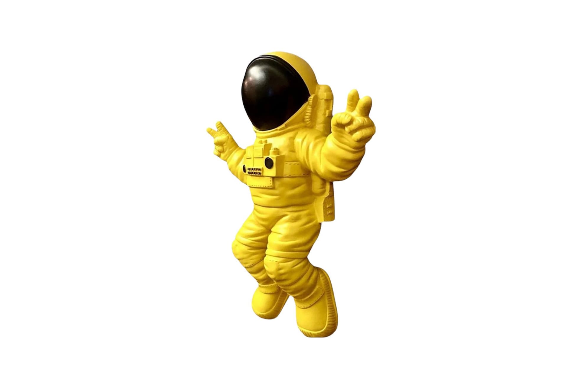 DUVAR AKSESUARI ASTRONOT OBJE, SARI SİYAH