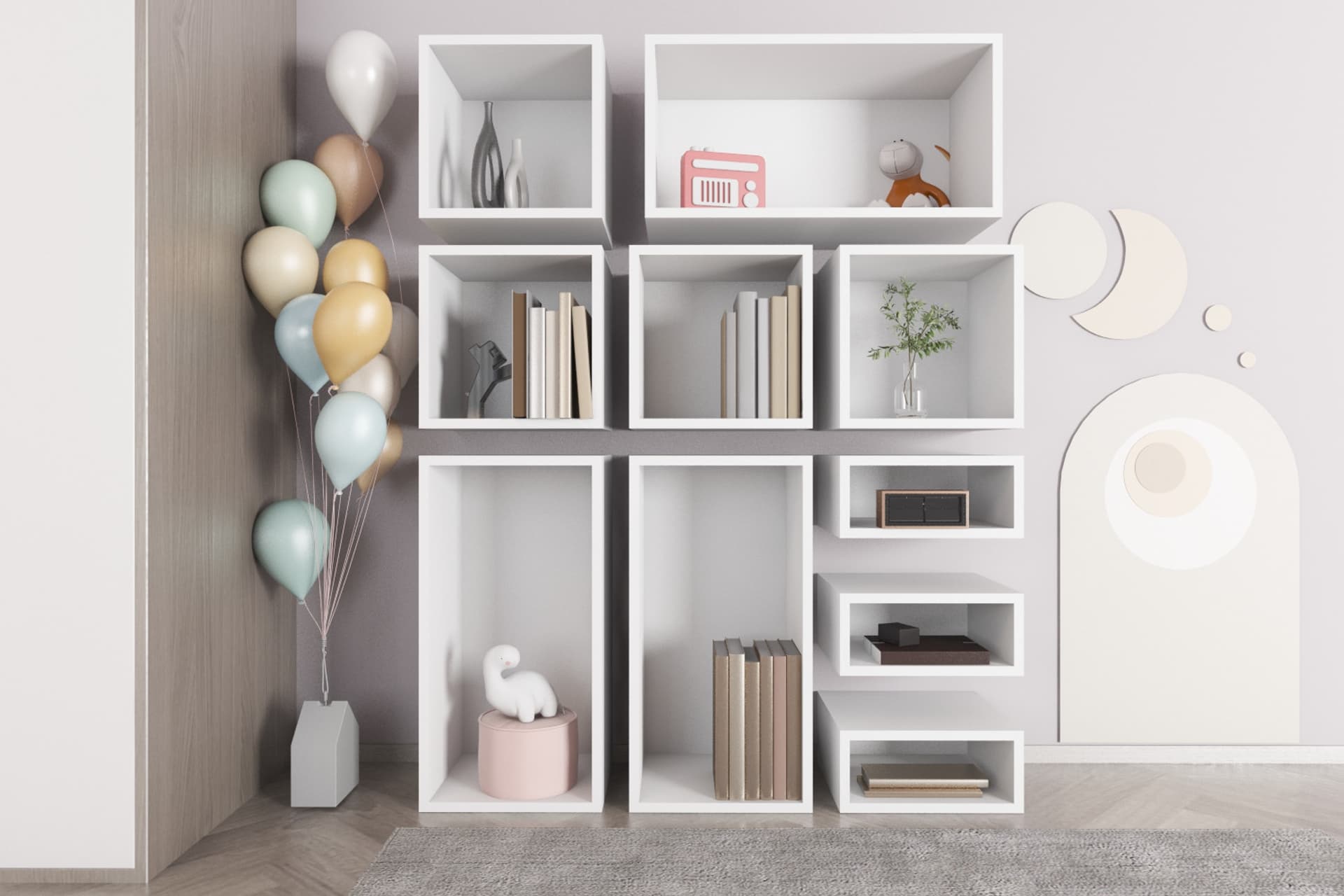 LİON MODÜLER KİTAPLIK, NRG-ÇKTP-1001