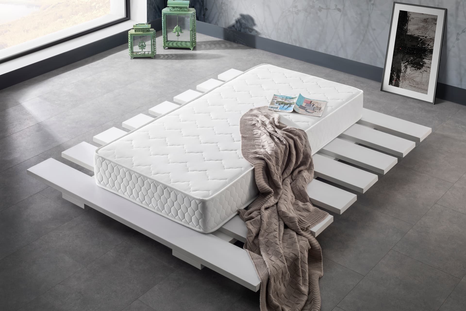BED22 EXTRA COMFORT SÜNGER TEK KİŞİLİK YATAK, 90X190